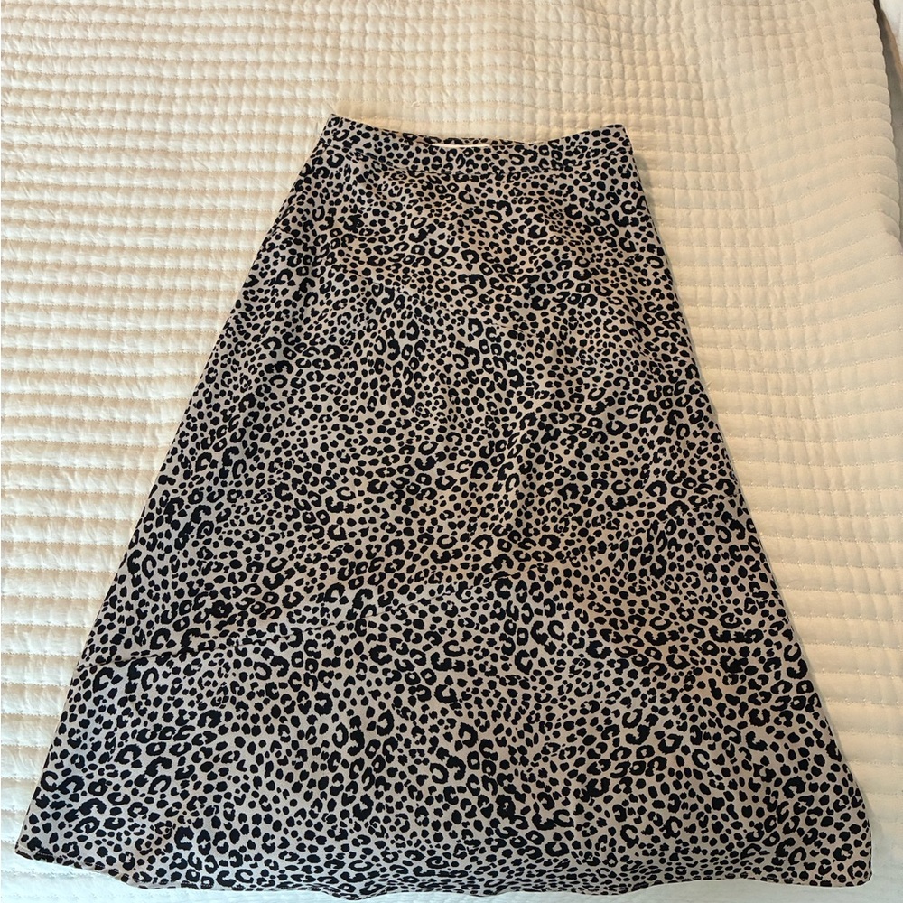 Leopard Print Women's Skirt